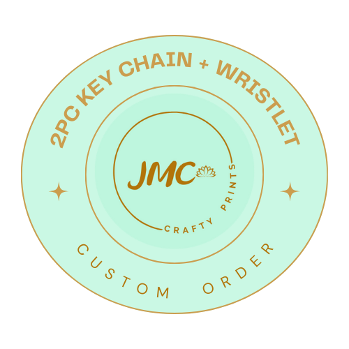 2pc. Key Chain + Wristlet