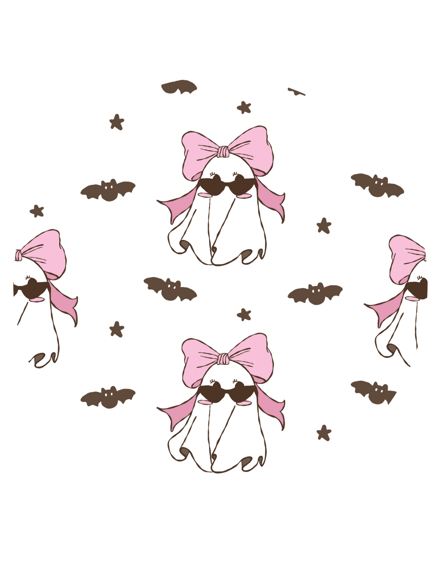 4PK Halloween Circle Coasters