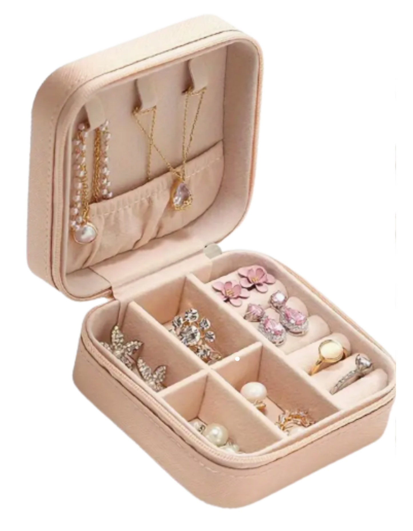 Mini Jewelry Box – Portable Travel Organizer