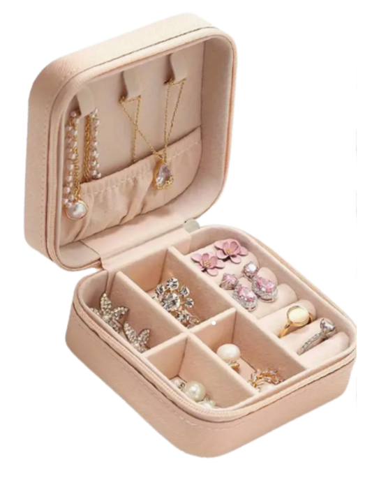 Mini Jewelry Box – Portable Travel Organizer