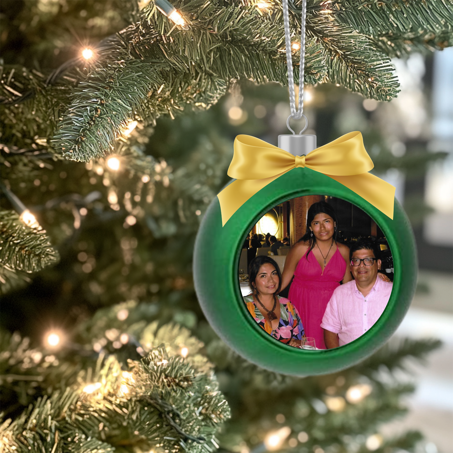 Personalize Photo Christmas Ball Ornaments