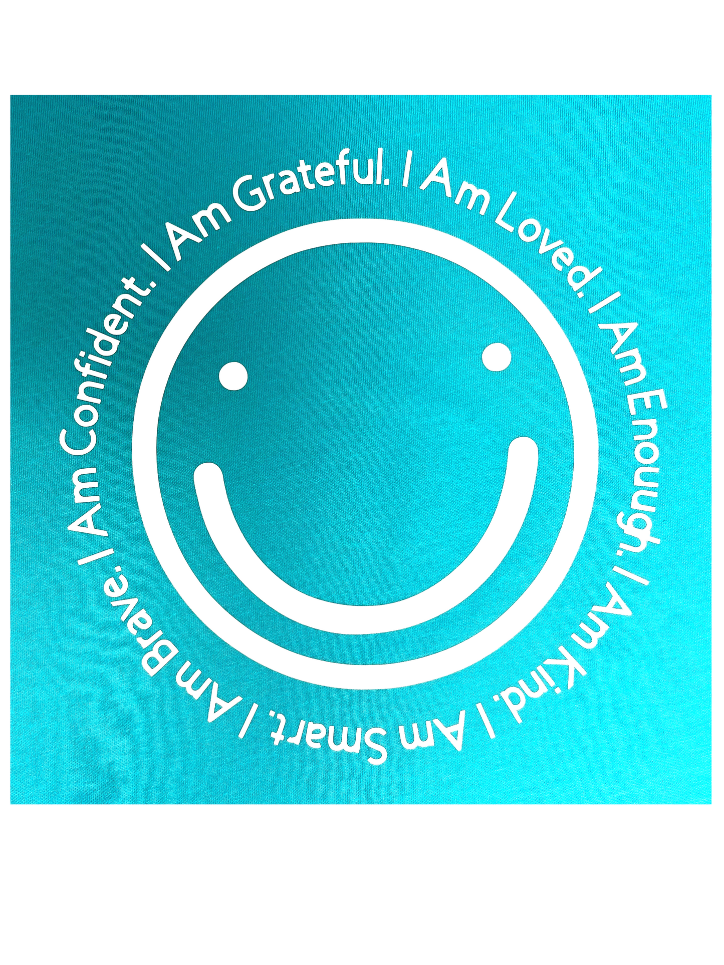 Ladies Happy Face Racerback Tank Top - M