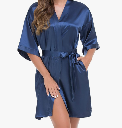 Custom Satin Robe – Quinceañera & Sweet 16