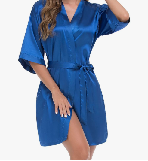 Custom Satin Robe – Quinceañera & Sweet 16