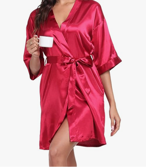 Custom Satin Robe – Quinceañera & Sweet 16