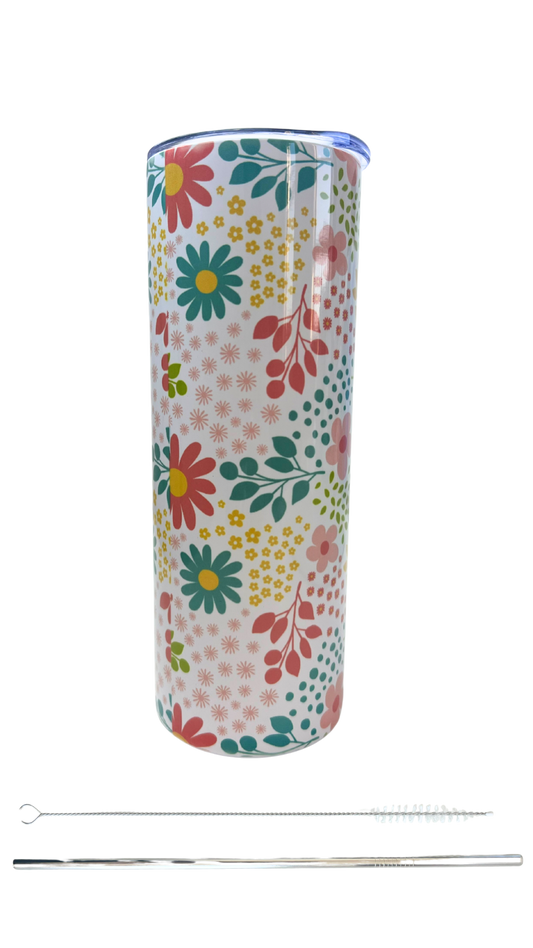 Hill flowers 20oz Skinny Tumbler