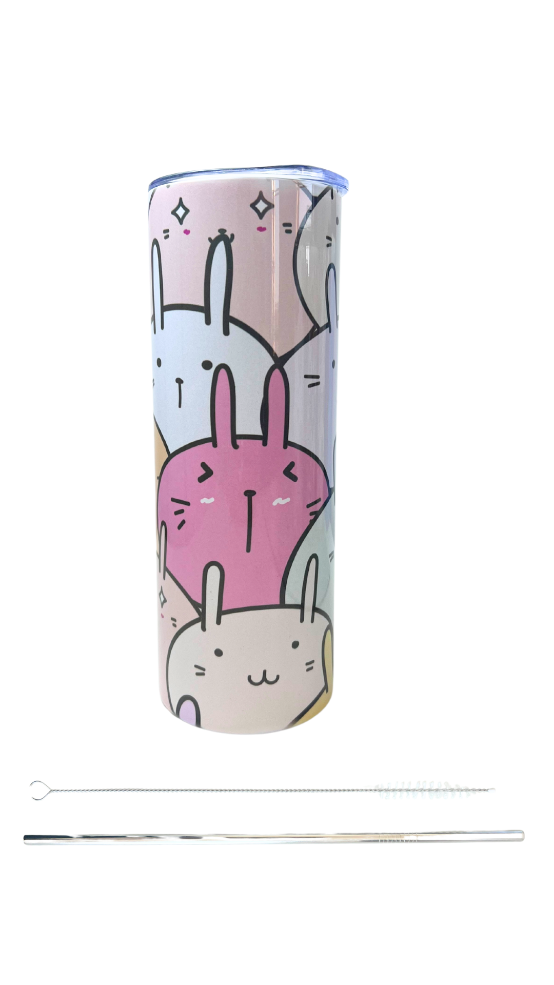 Happy bunnies 20oz Skinny Tumbler