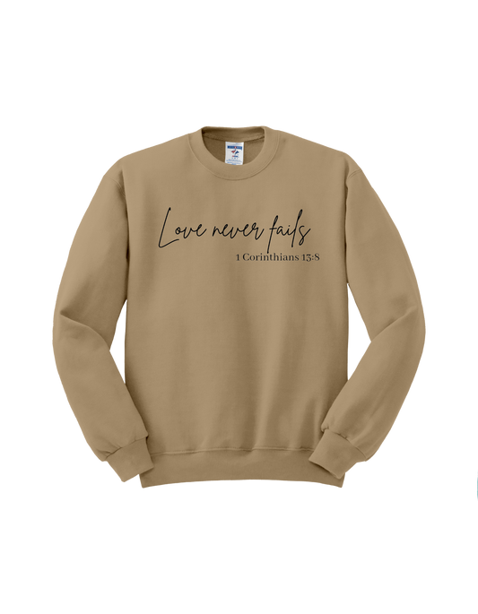 LOVE NEVER FAILS
