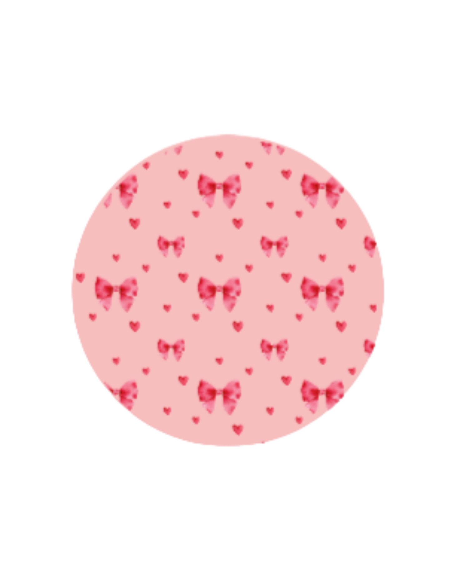 Love round coaster 4PK