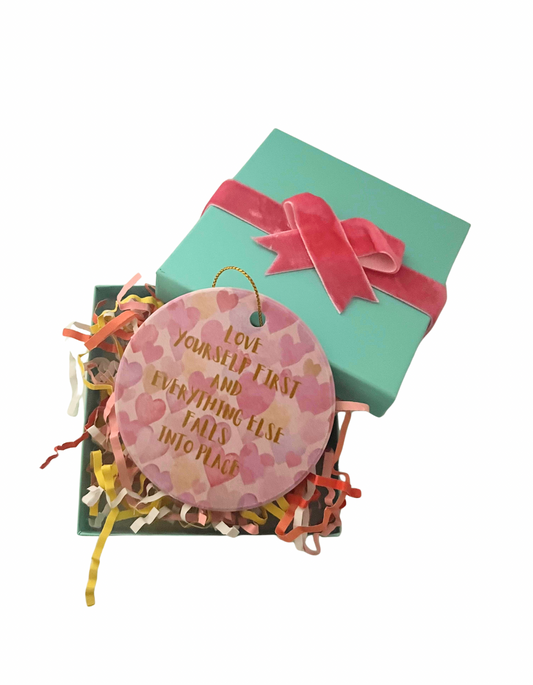 Quote Ceramic Ornament