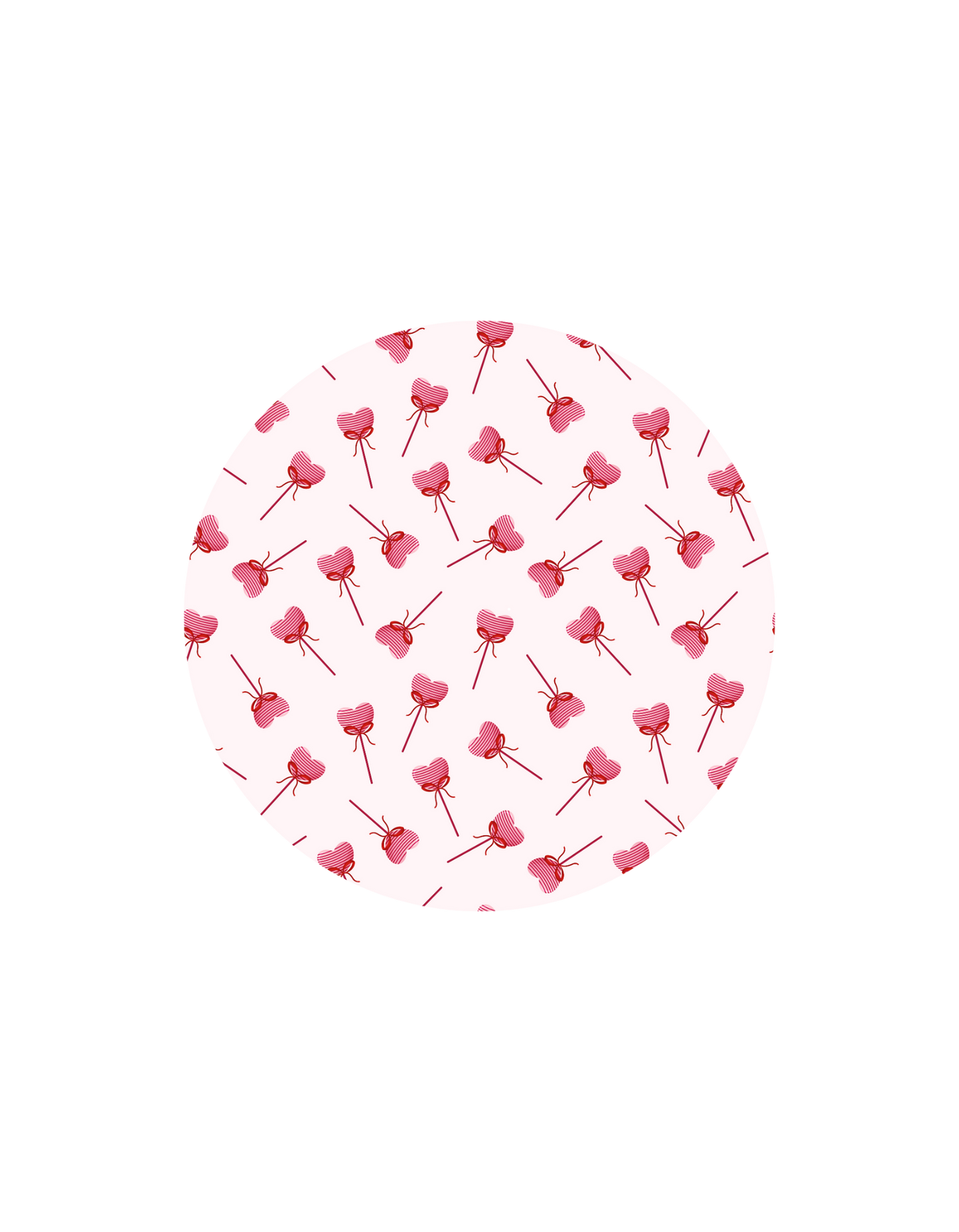 Love round coaster 4PK