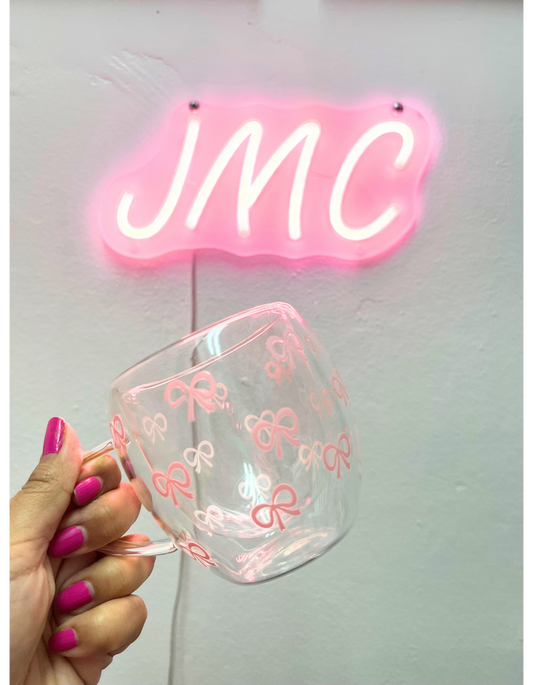 Tazas de café de vidrio de doble pared de 8 oz con asa