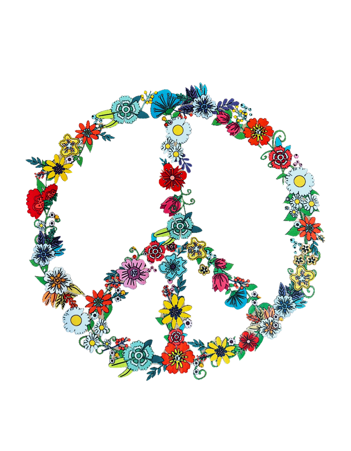 Flowery Peace Sign