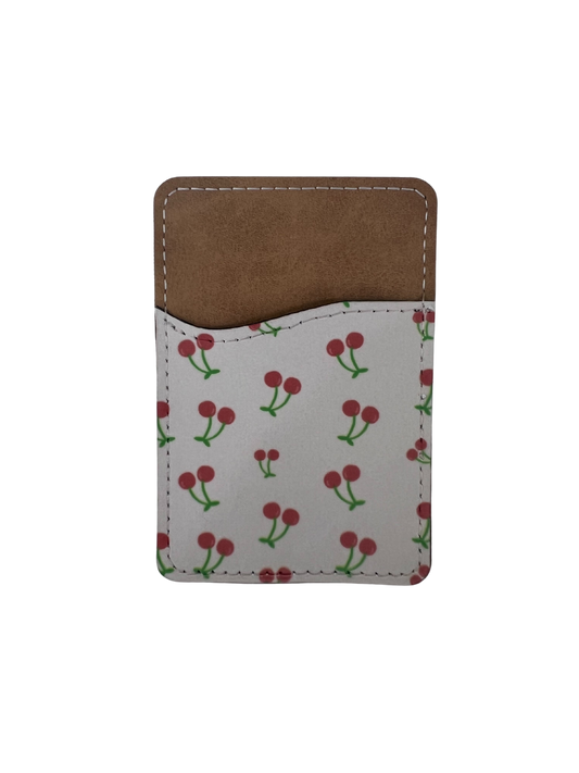 Les Cerises Phone Wallet - PU Leather Card Holder