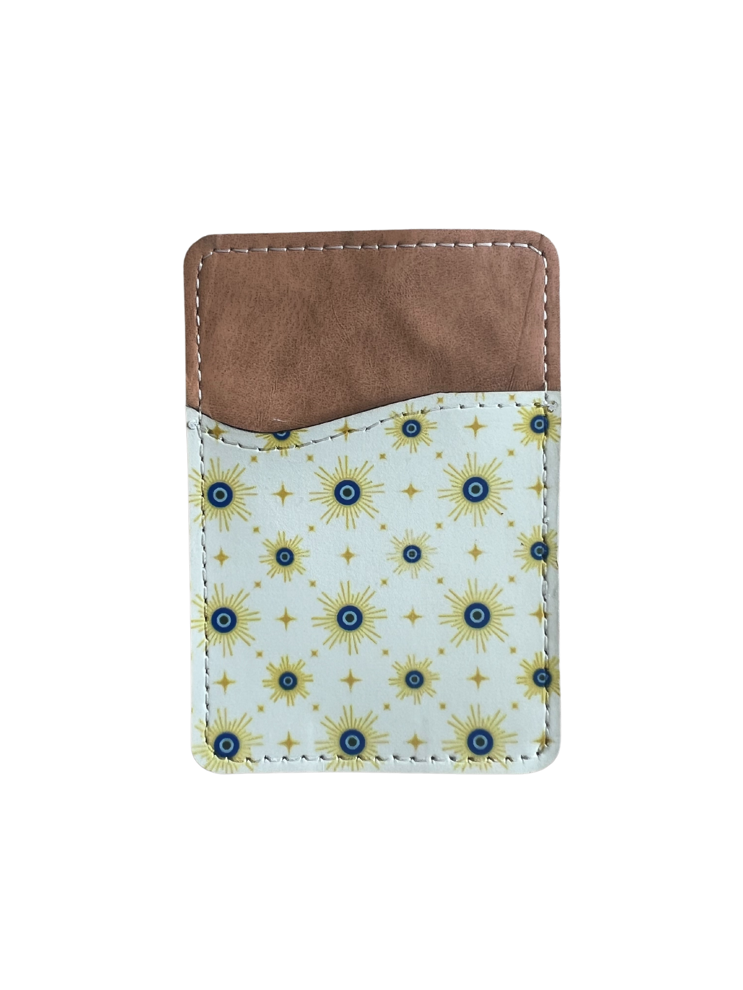 Evil Eye Phone Wallet - PU Leather Card Holder