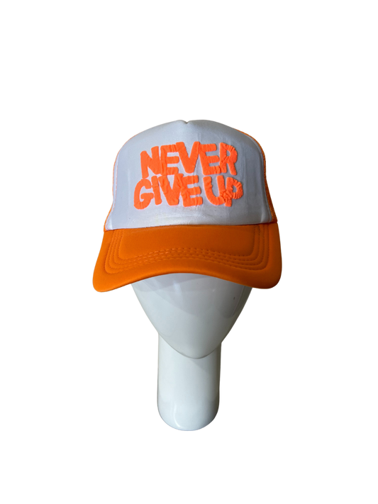 Gorras de camionero con diseño 3D "Nunca te rindas"