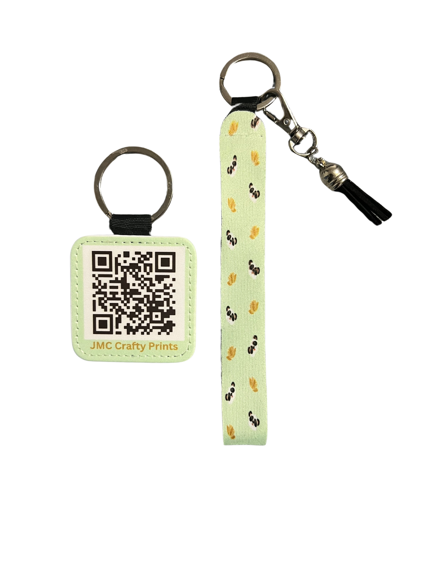 2Pc Set Key Chain + Wristlet
