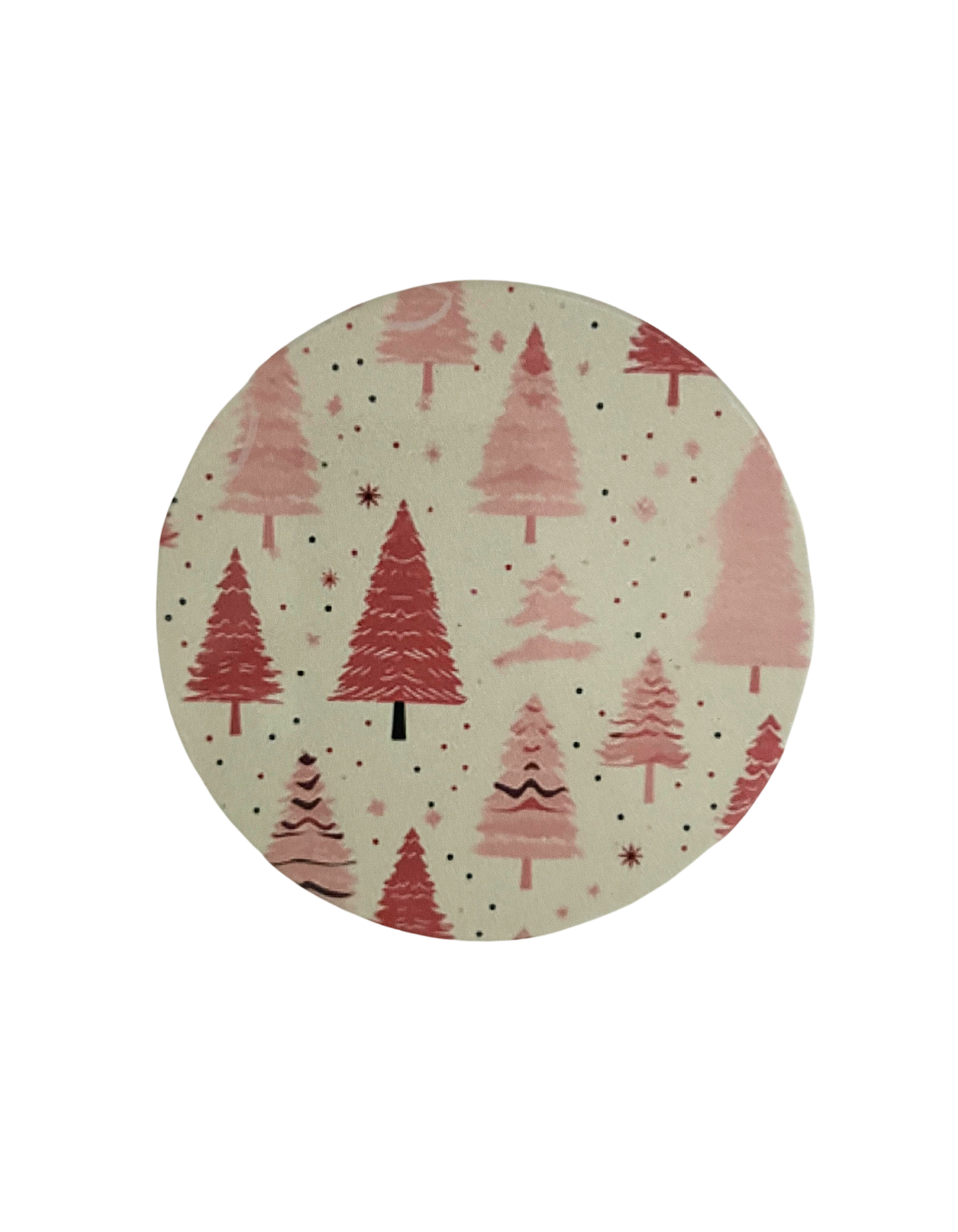 Christmas round coasters 4PK