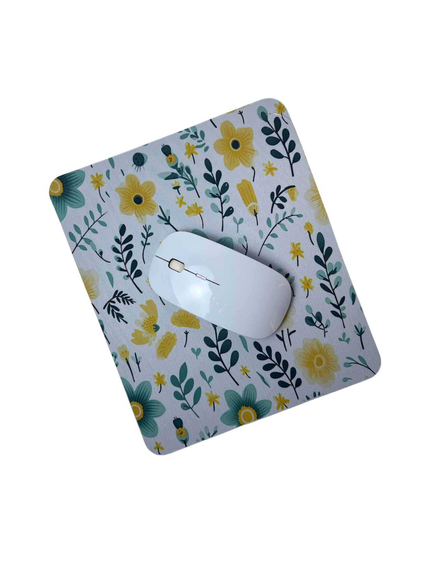Greenery and Flowers Mouse pads
