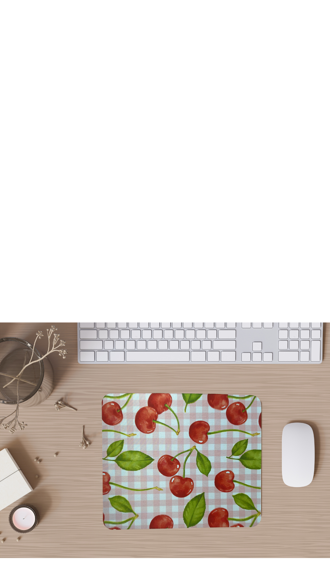 Cerises Mouse pads