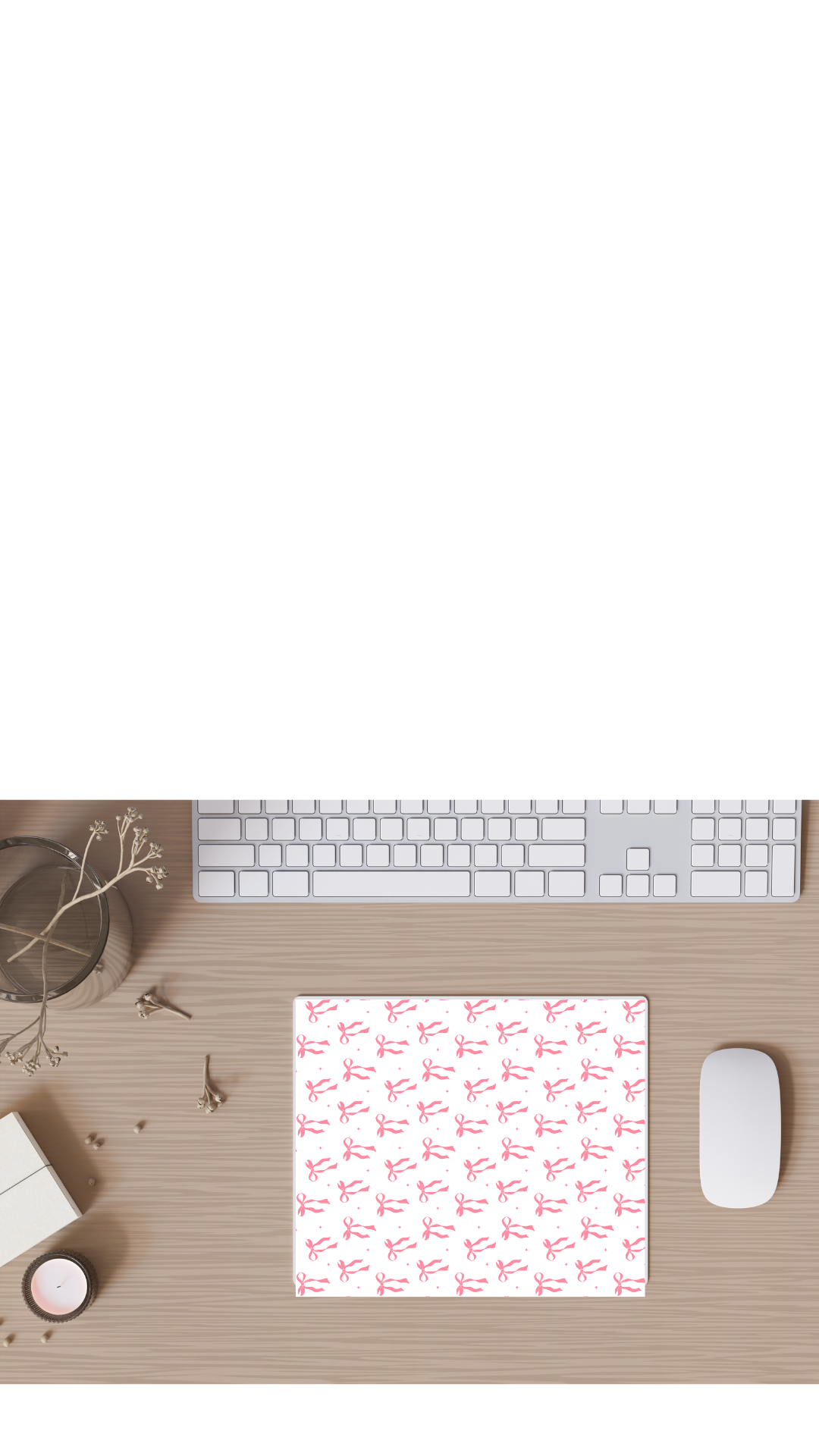 Coquette Bows Mouse pads