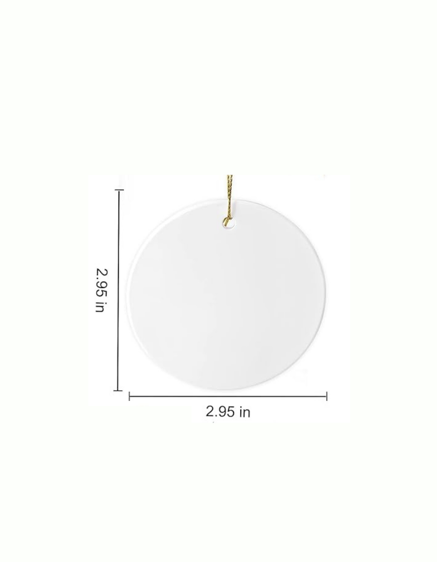 Quote Ceramic Ornament