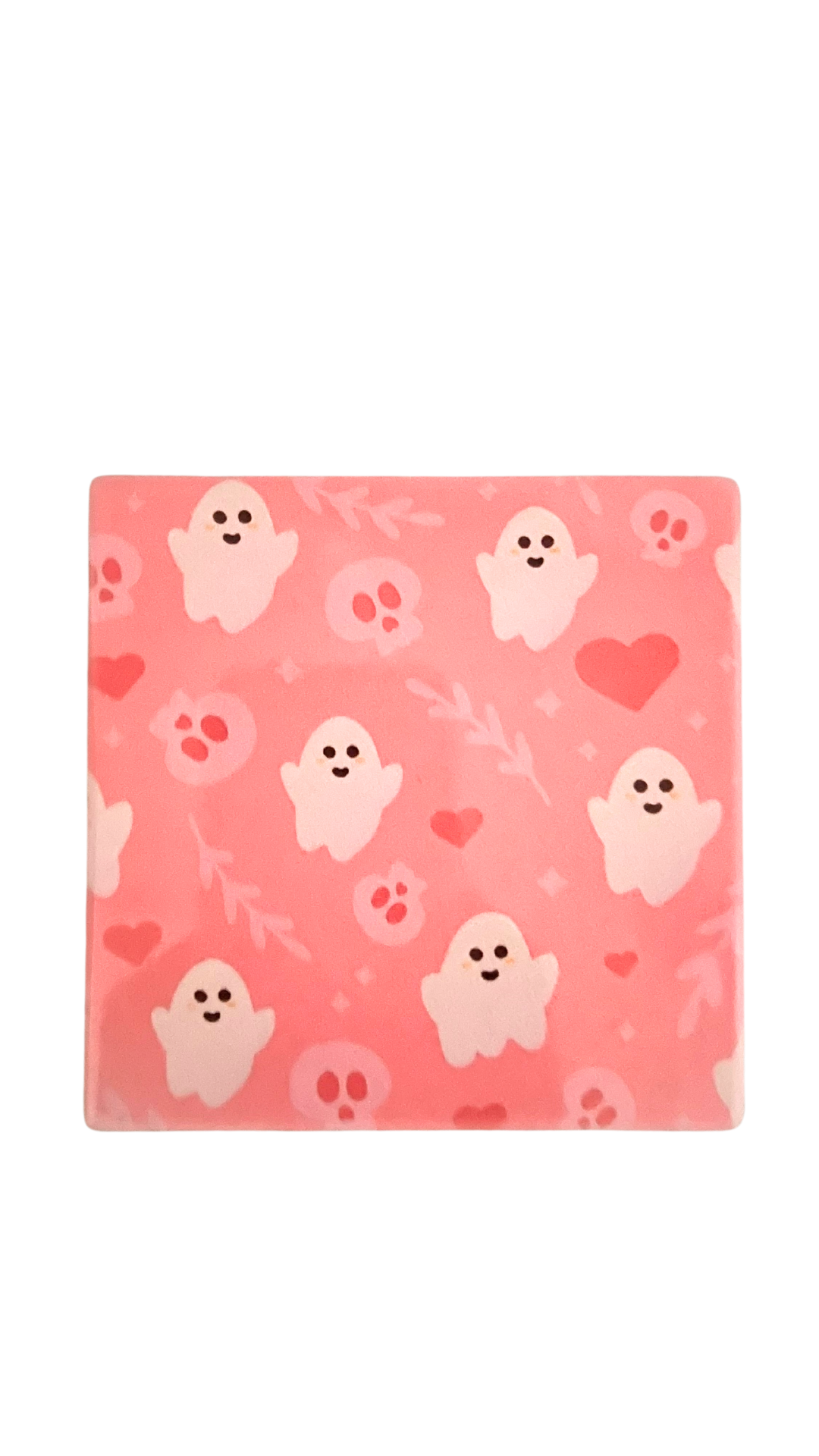 4PK Pinky Halloween Square Coasters
