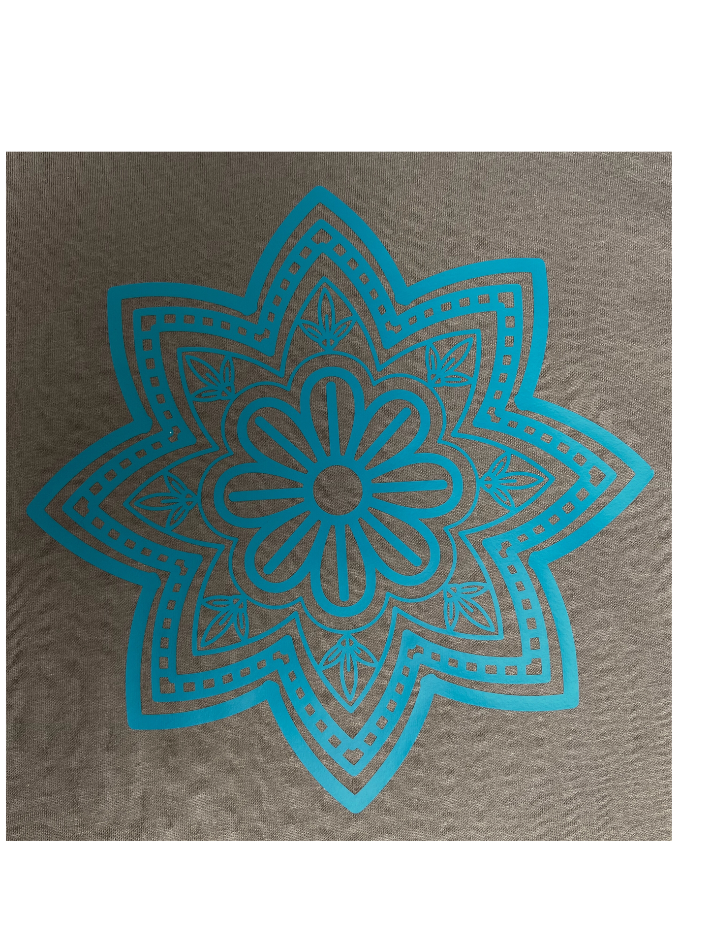 Ladies Mandala Racerback Tank Top - Medium