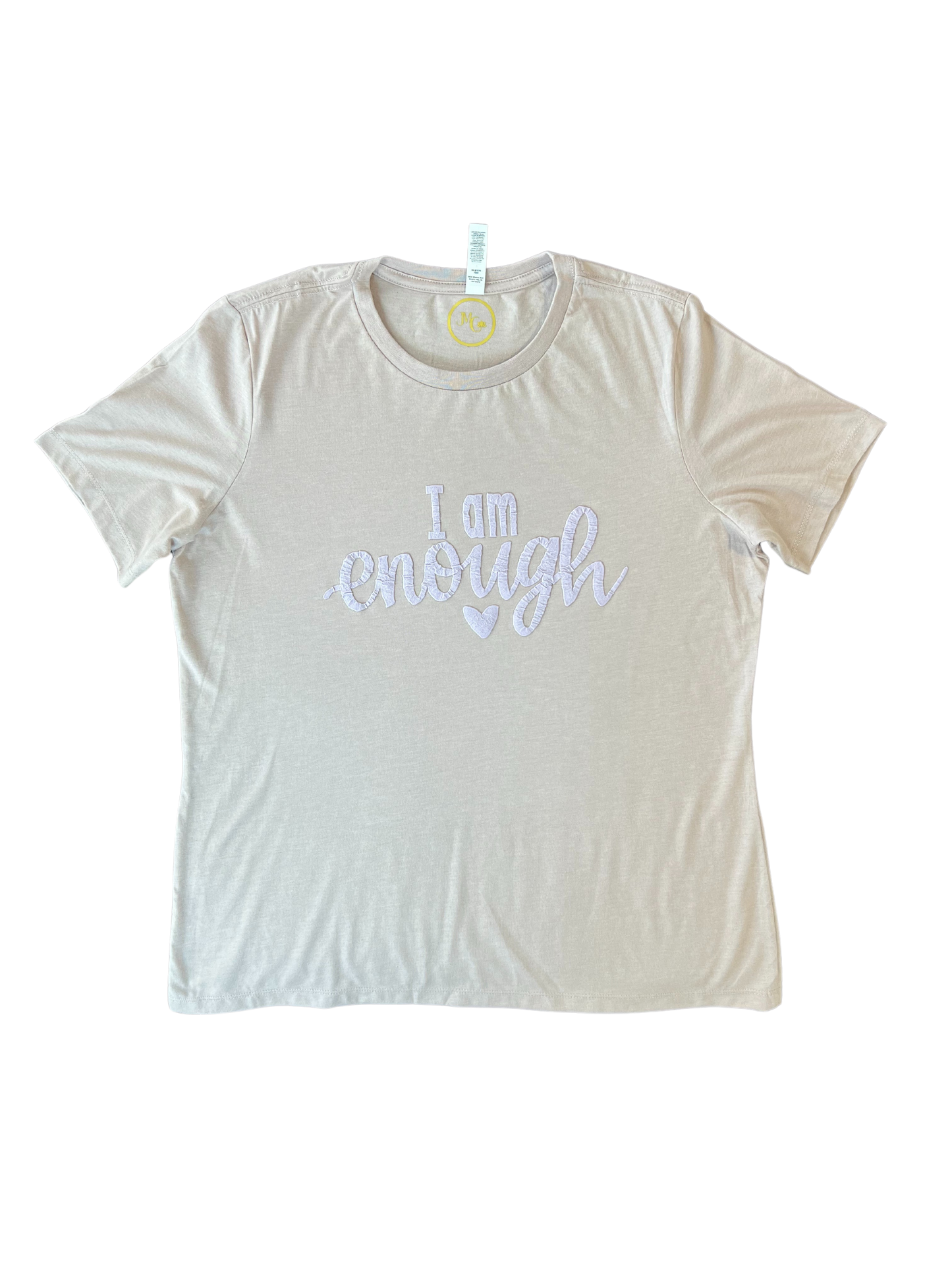 3d Puff I AM ENOUGH Ladies T-shirt
