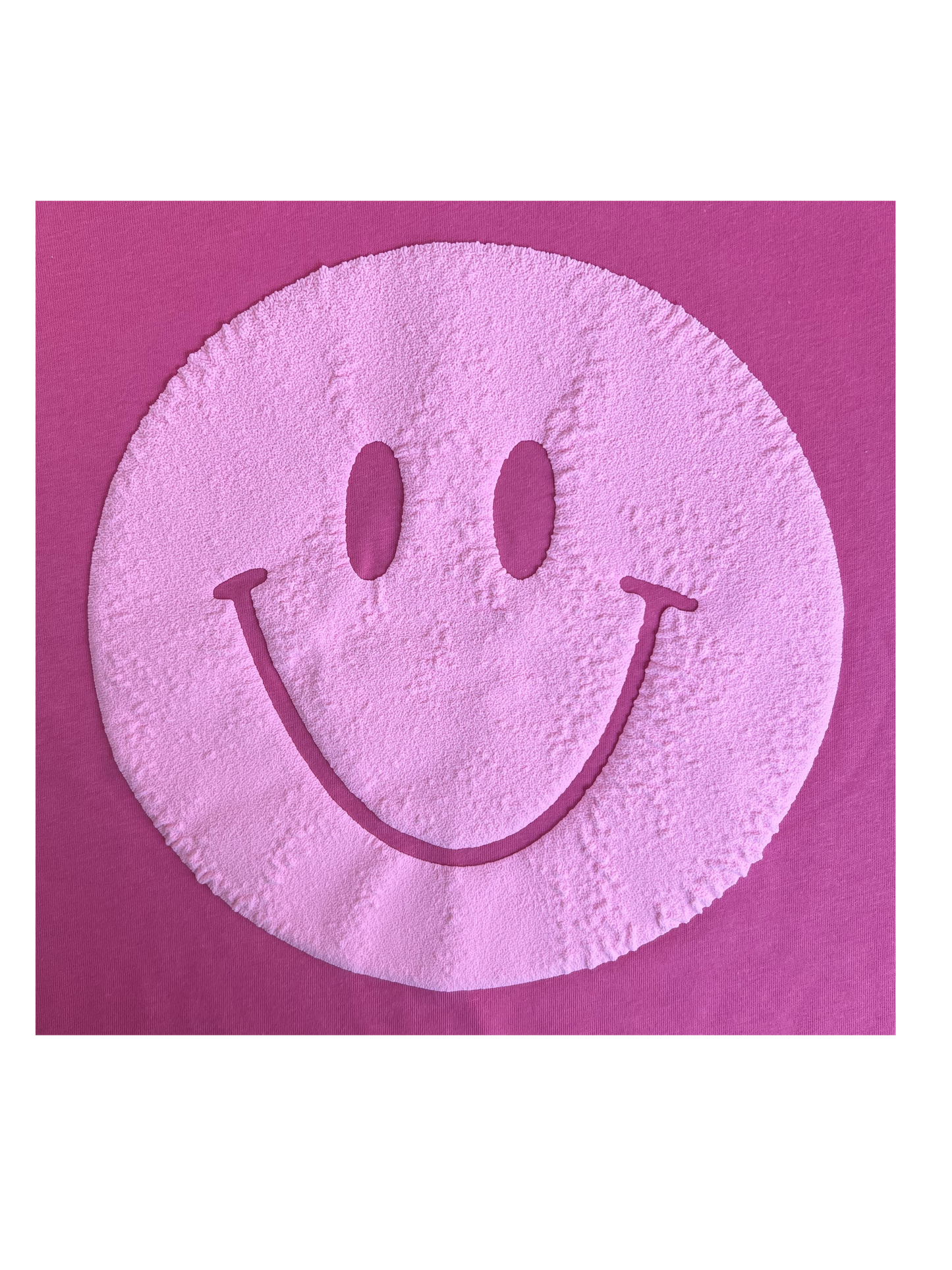 3d Puff PINKY FACE Ladies T-shirt