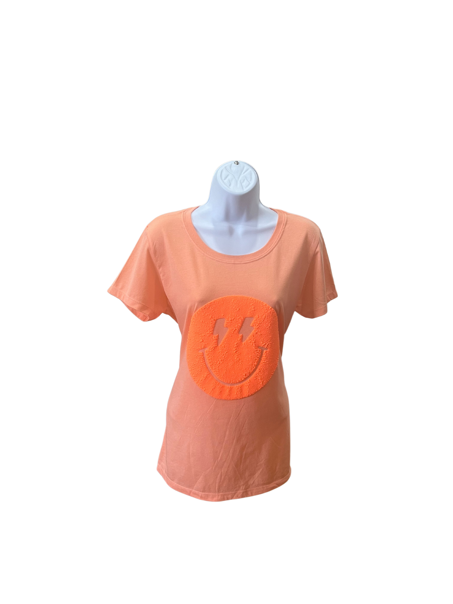 3d Puff  LIGHTNING EYE  FACE Ladies T-shirt