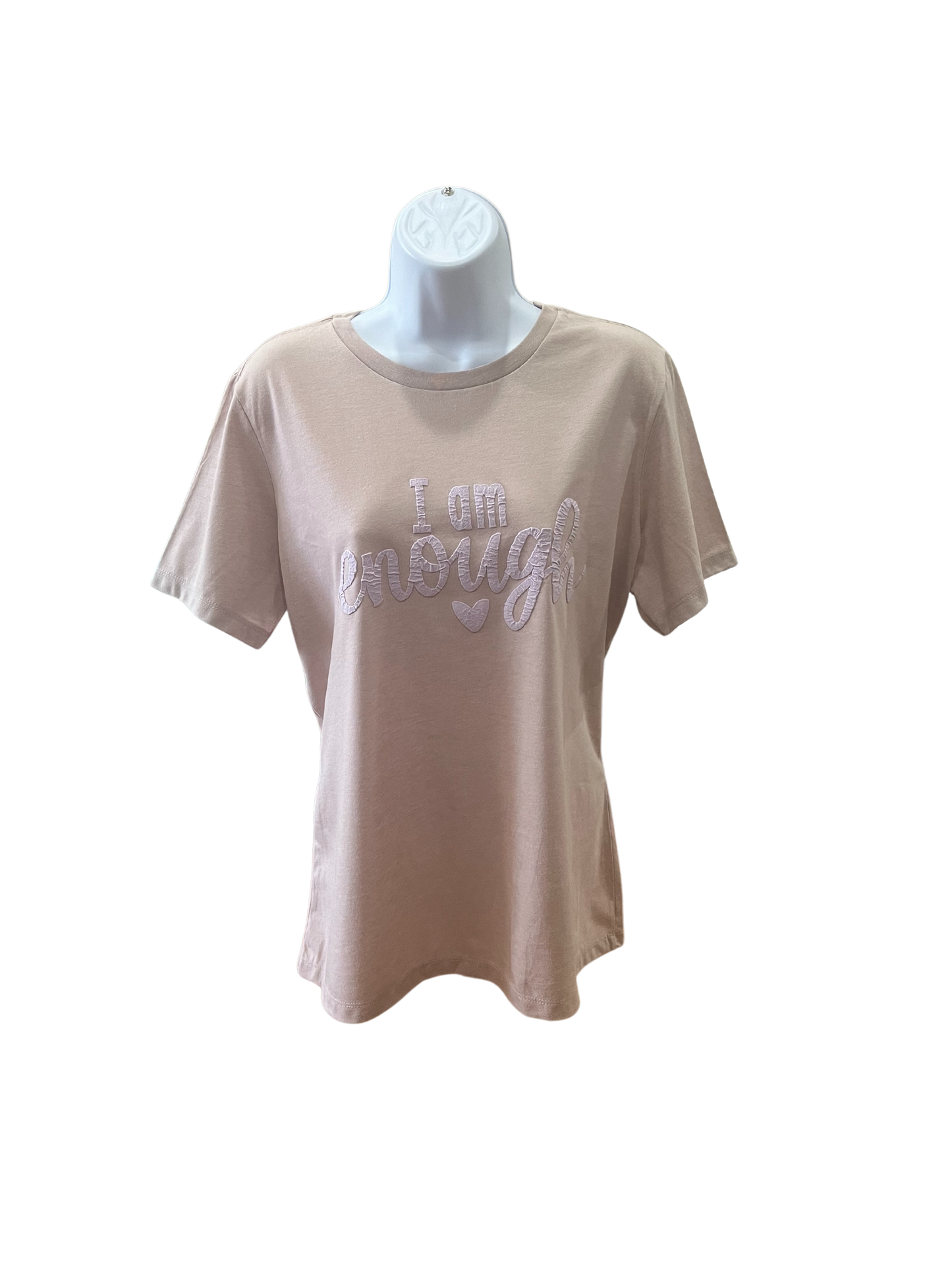 3d Puff I AM ENOUGH Ladies T-shirt
