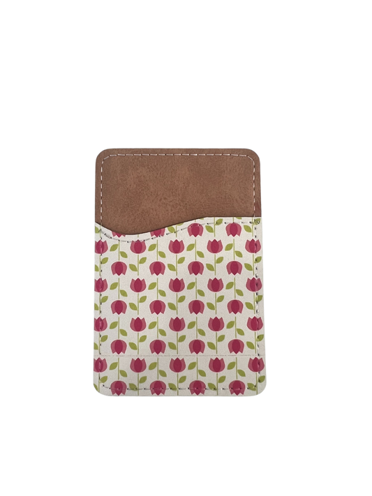 Wallflowers Phone Wallet - PU Leather Card Holder