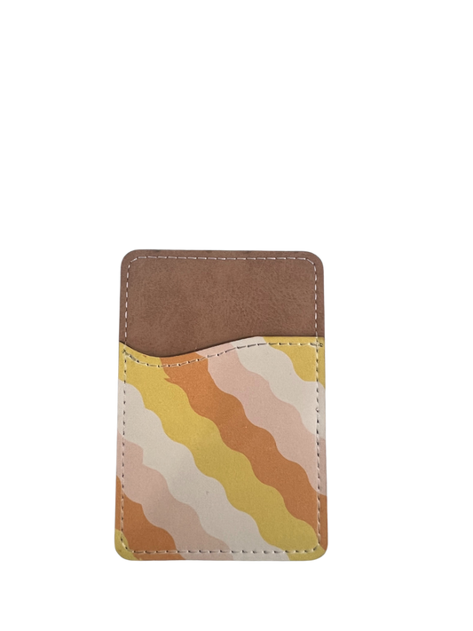 Dessert waves Phone Wallet - PU Leather Card Holder
