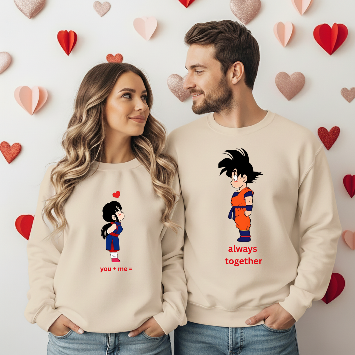 Matching Couples Sweatshirts 2pc.
