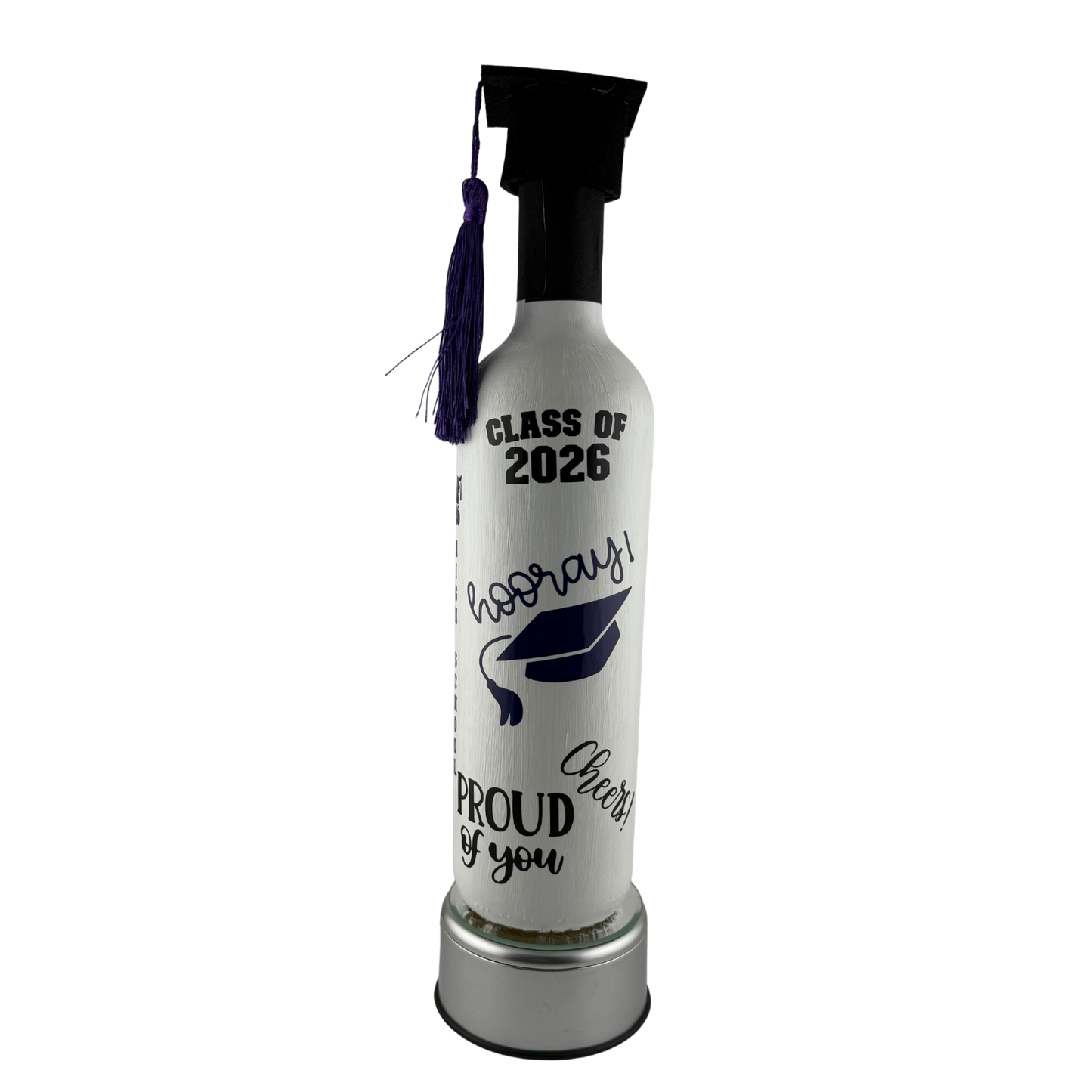 Custom Handcrafted Graduation Wine Bottles 750ml