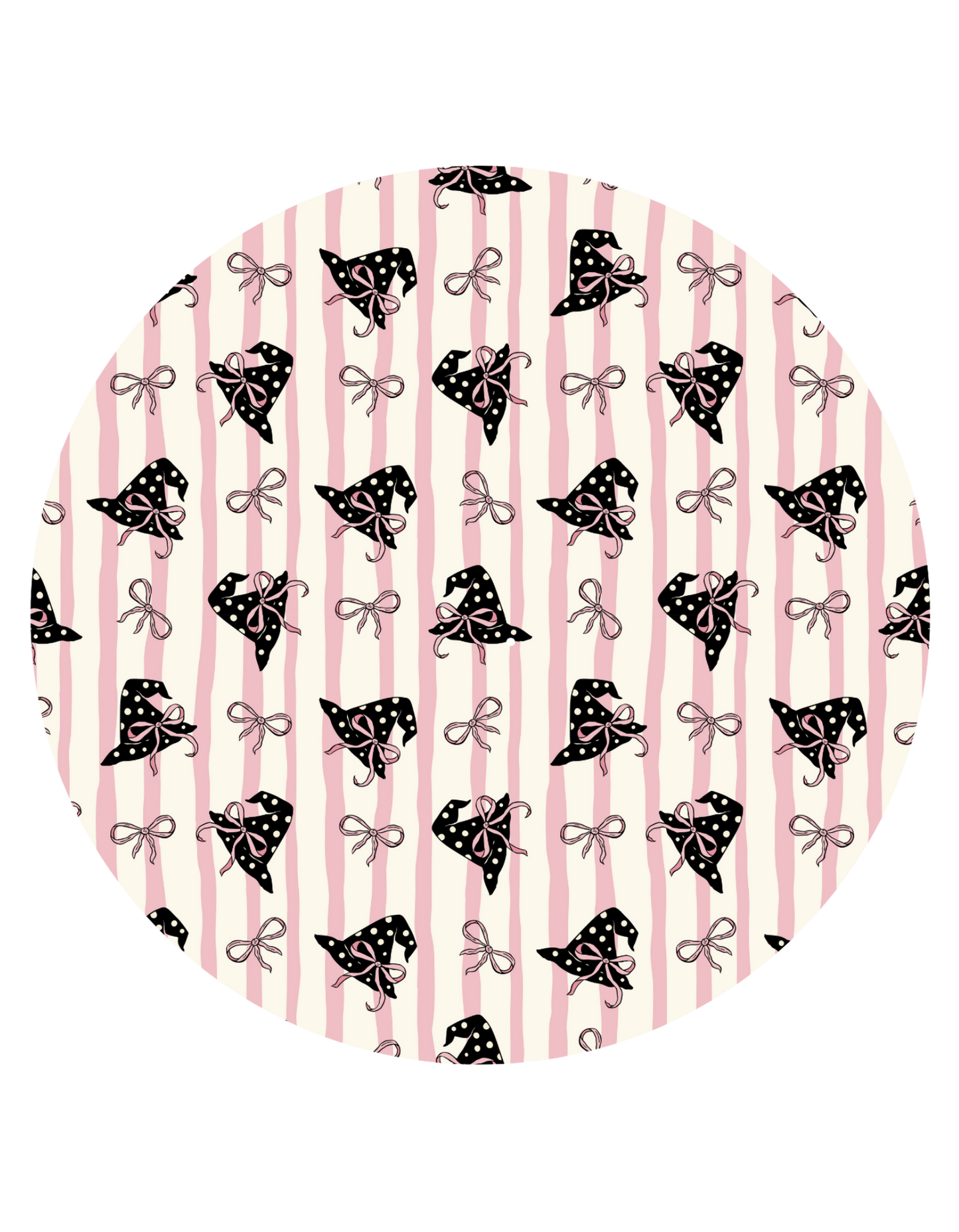 4PK Halloween Circle Coasters