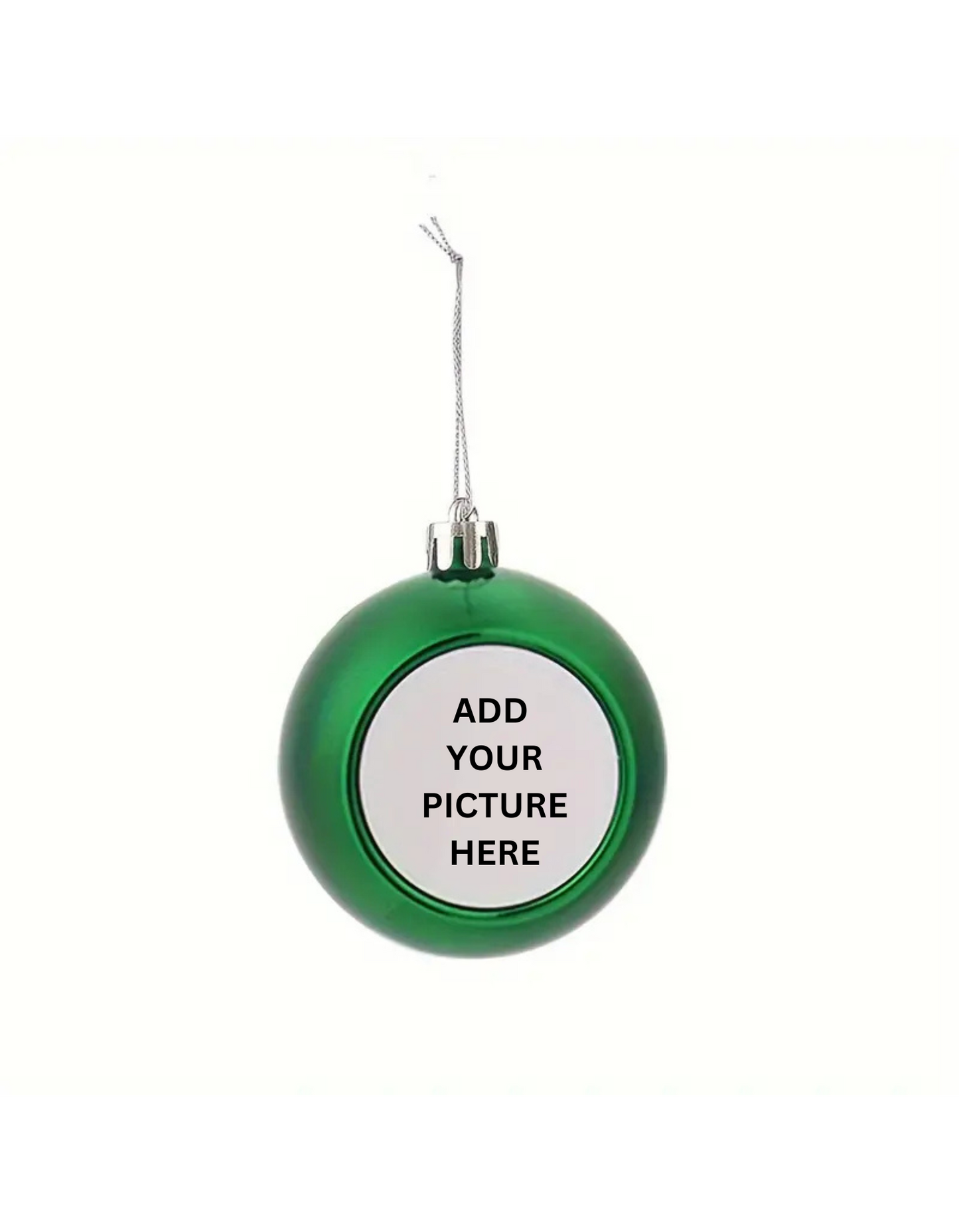 Personalize Photo Christmas Ball Ornaments