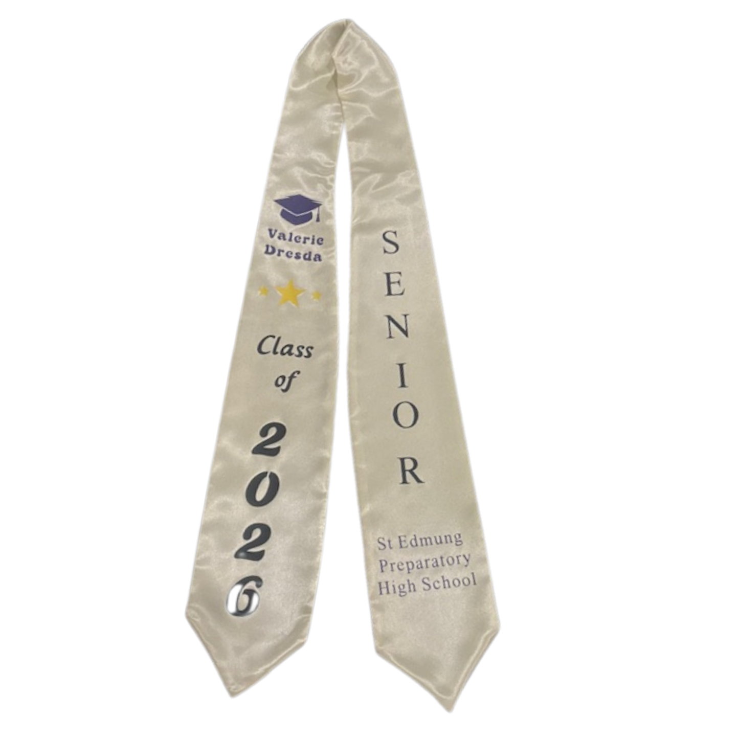 Custom Class of 2026 stole