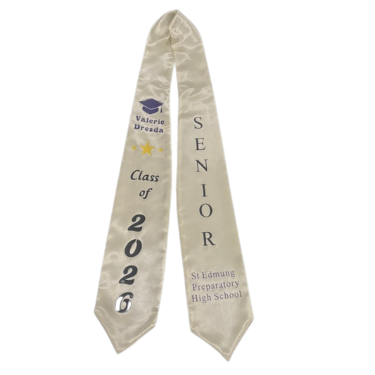 Custom Class of 2026 stole