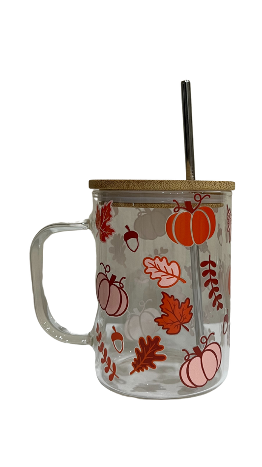 Pumpkin and Leaves