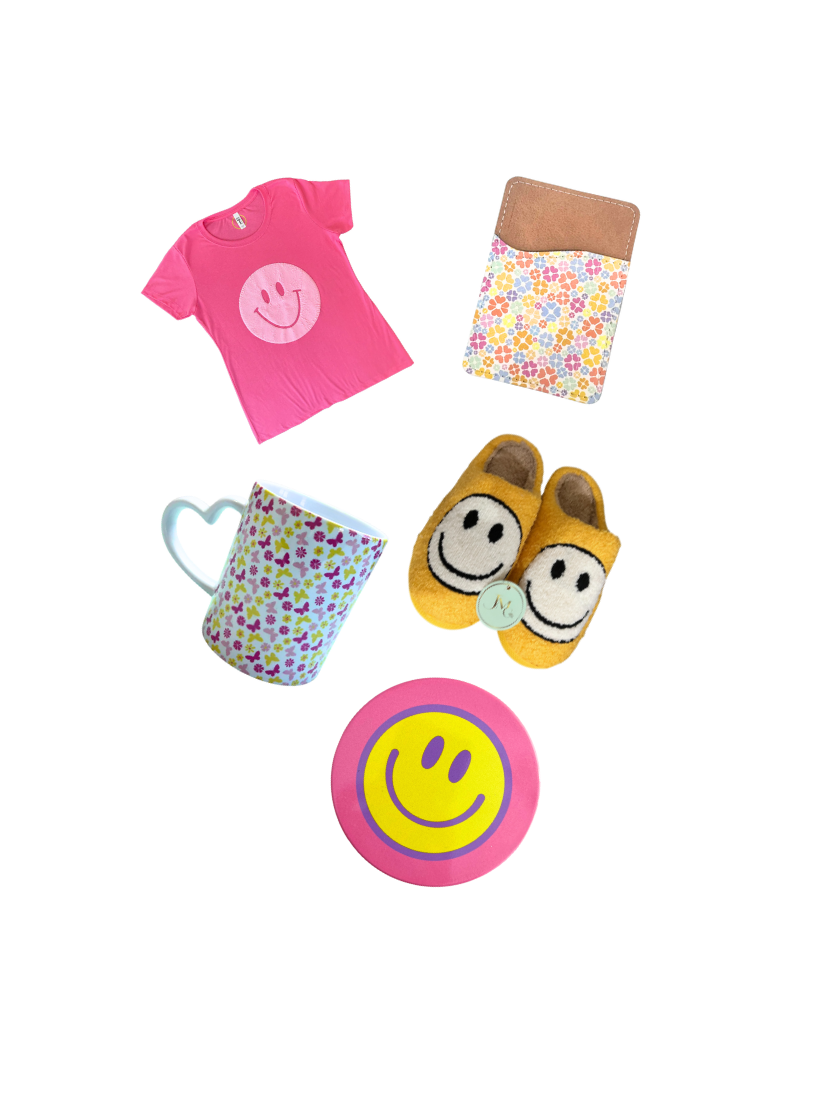 5PCS Happy Face Gift Box