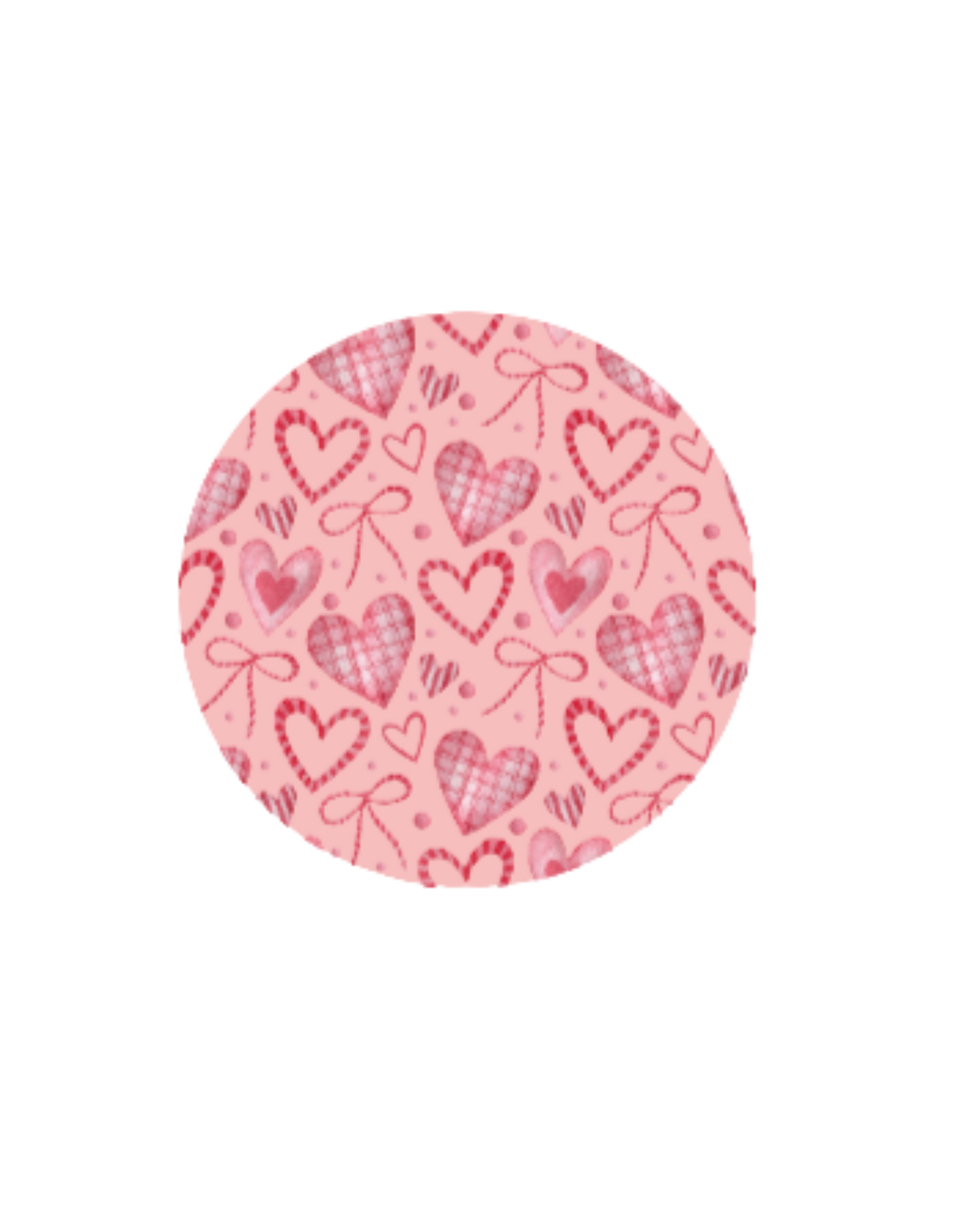 Love round coaster 4PK