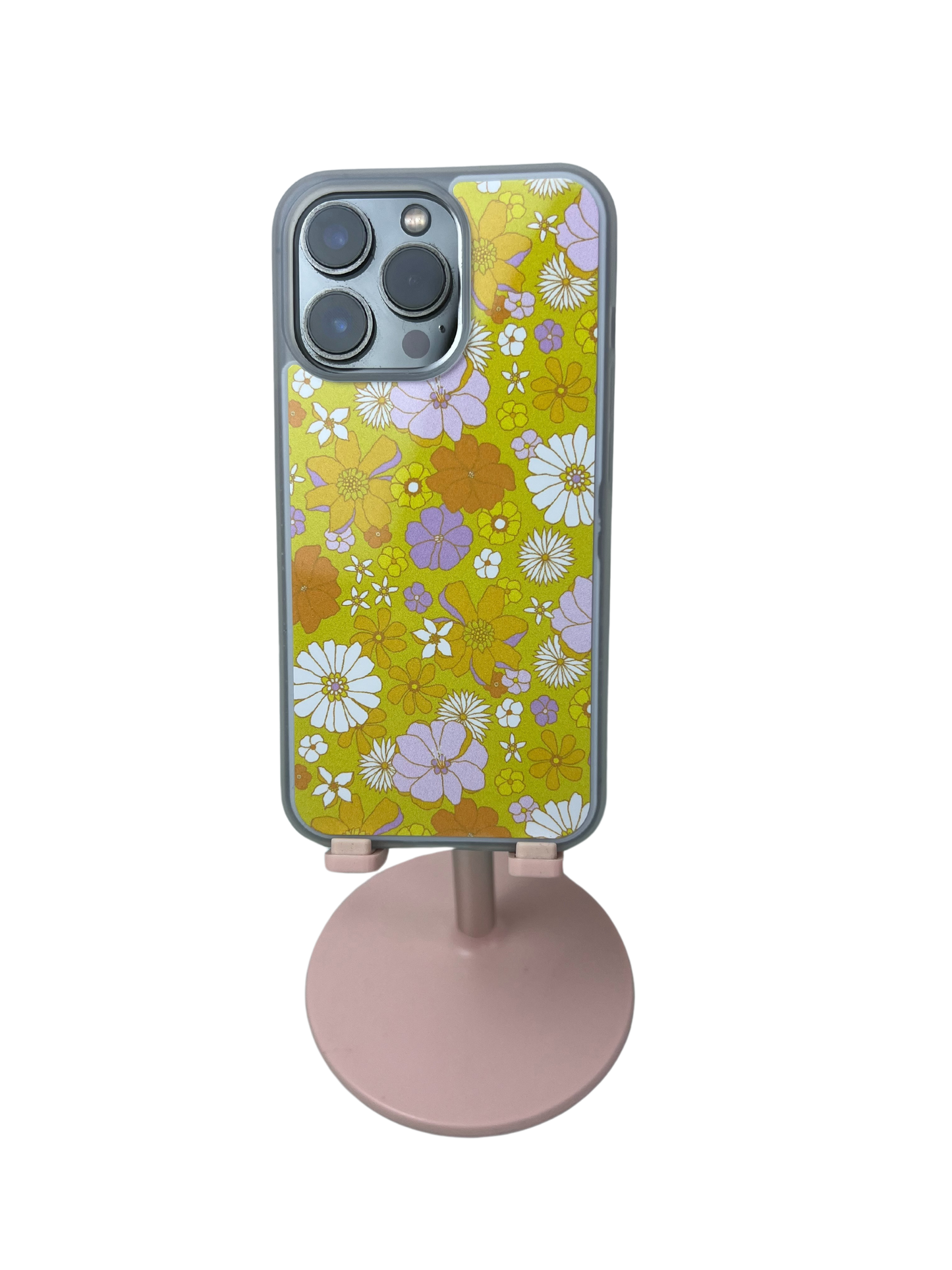 Funda para iPhone 13 Pro con diseño de flores