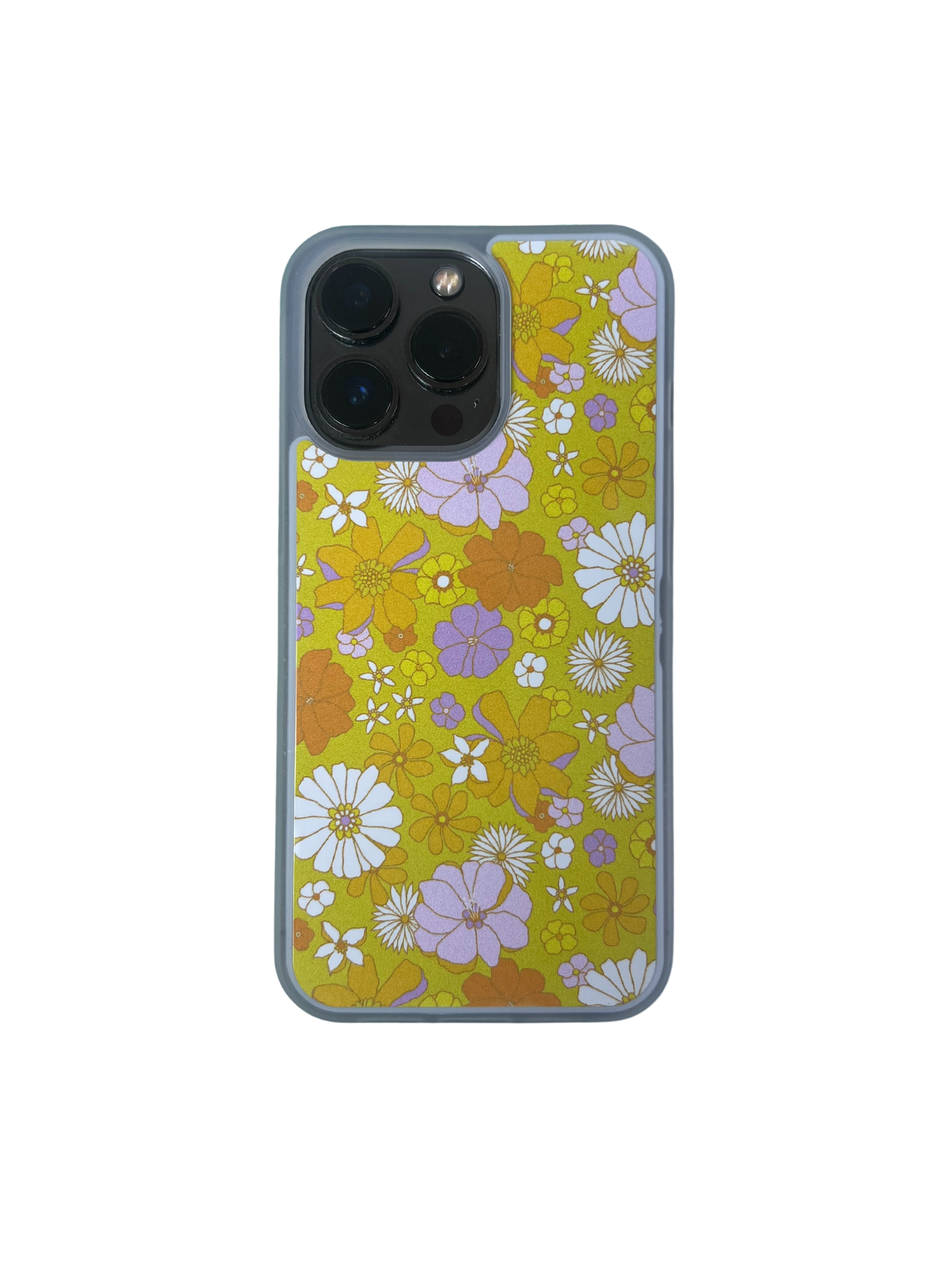 Funda para iPhone 13 Pro con diseño de flores