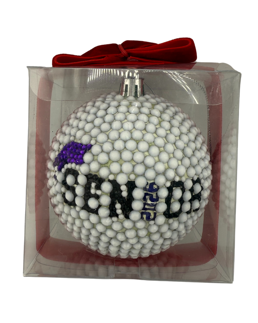 Handmade Beaded Photo Ornament