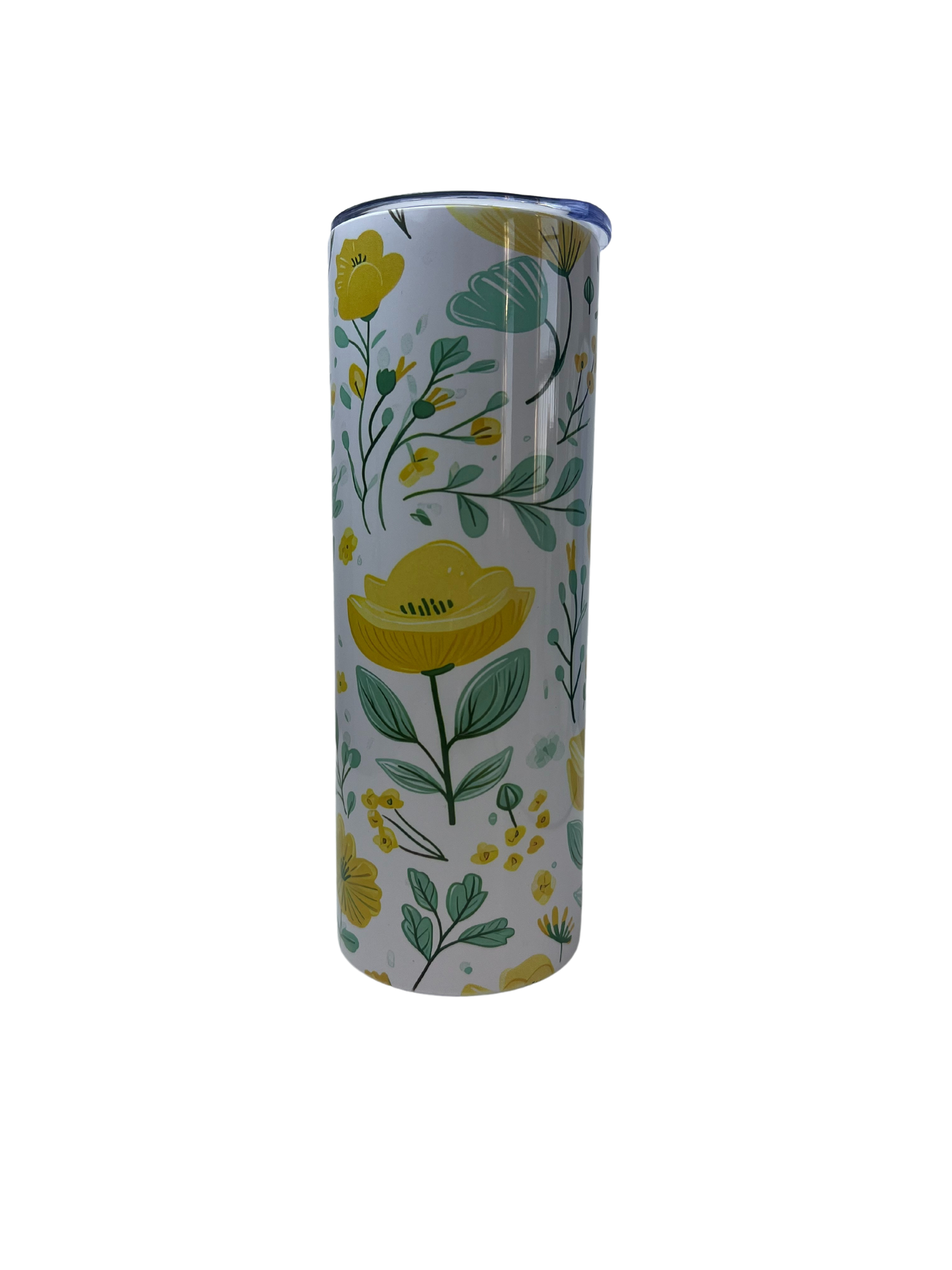 Greenery and Flowers 20oz Skinny Tumbler