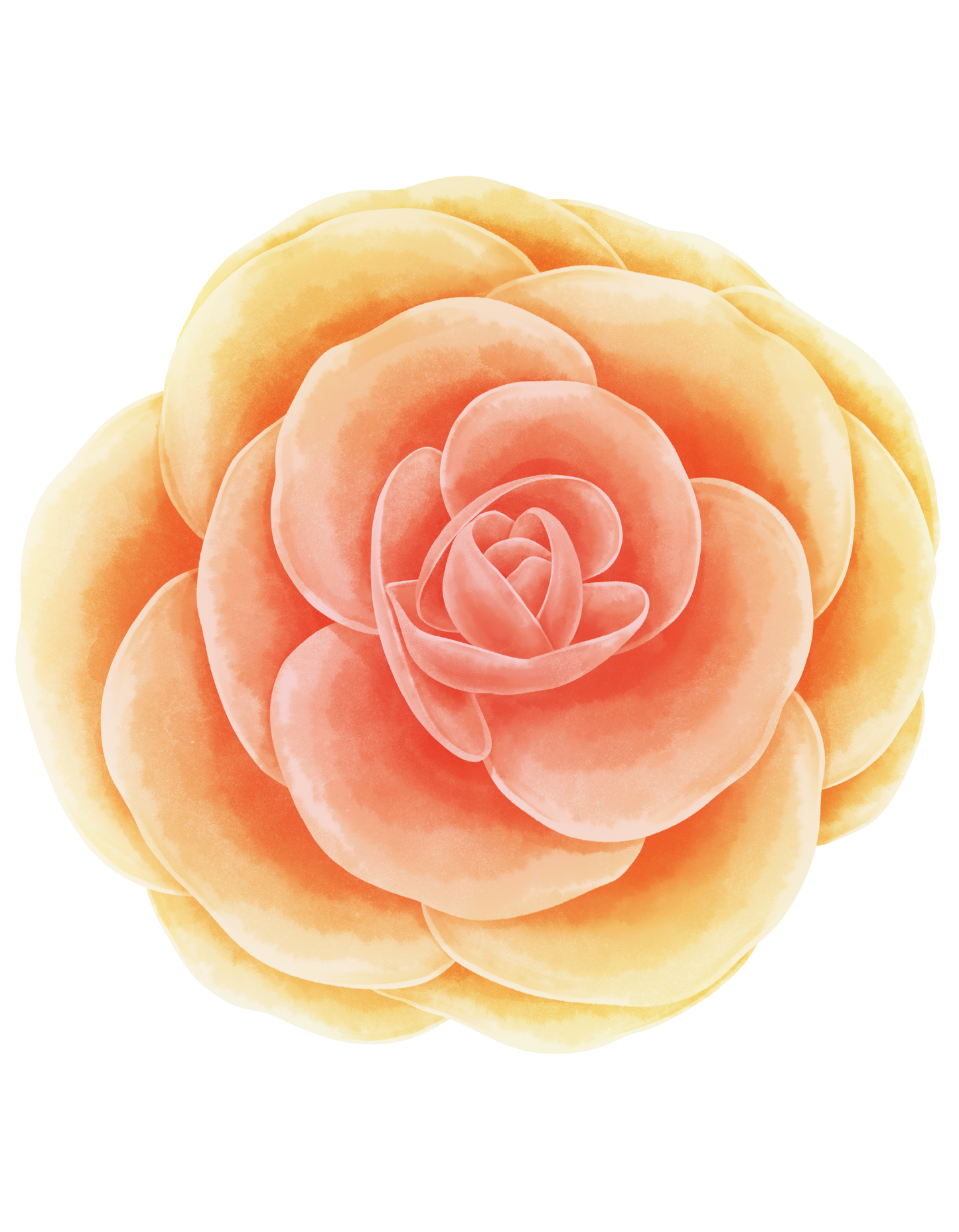 Gradient flower